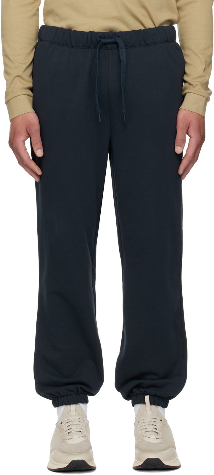 Navy Drawstring Sweatpants 261085M190003