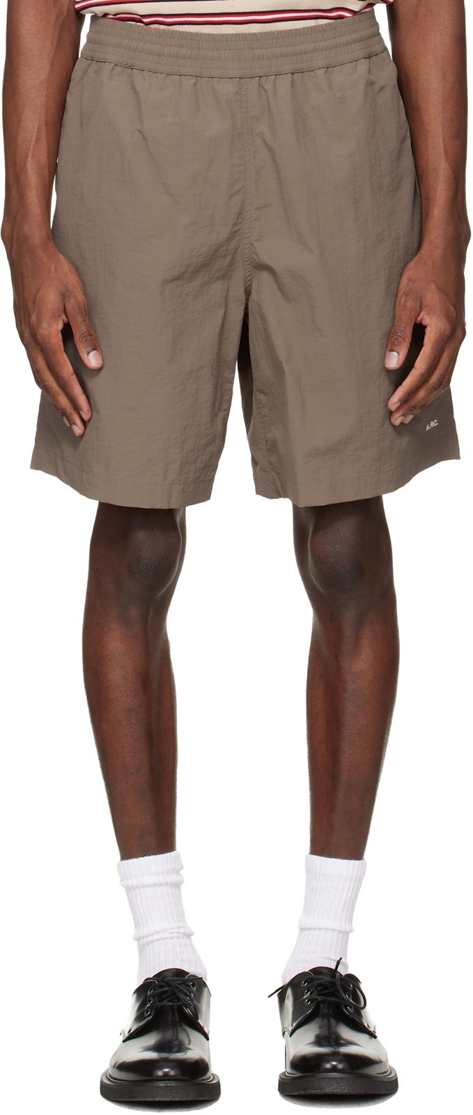 Brown Rio Swim Shorts 261252M193004
