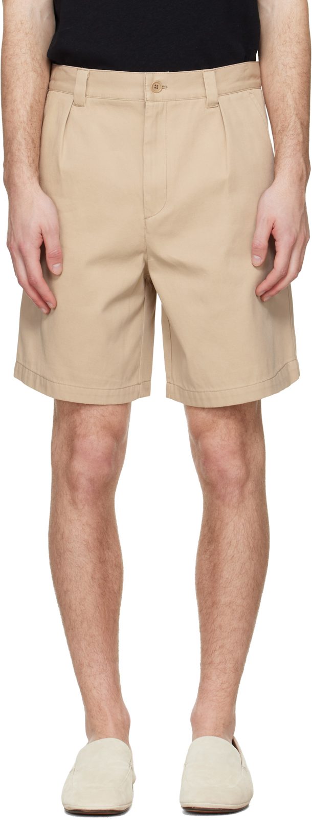 Beige Otis Bermuda Shorts 261252M193009