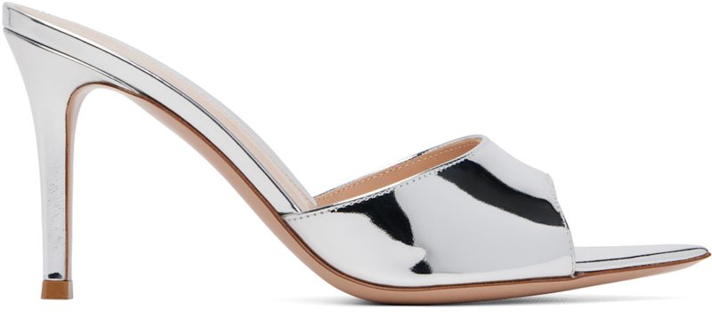 Silver Elle 85 Heeled Sandals 262090F125017