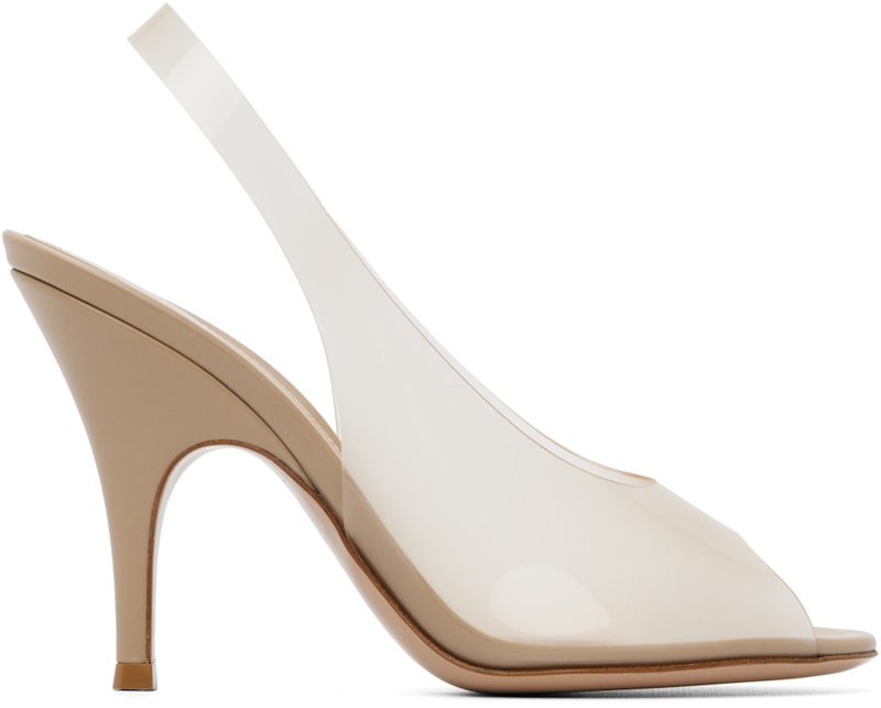 Beige Amelie Heeled Sandals 262090F125012