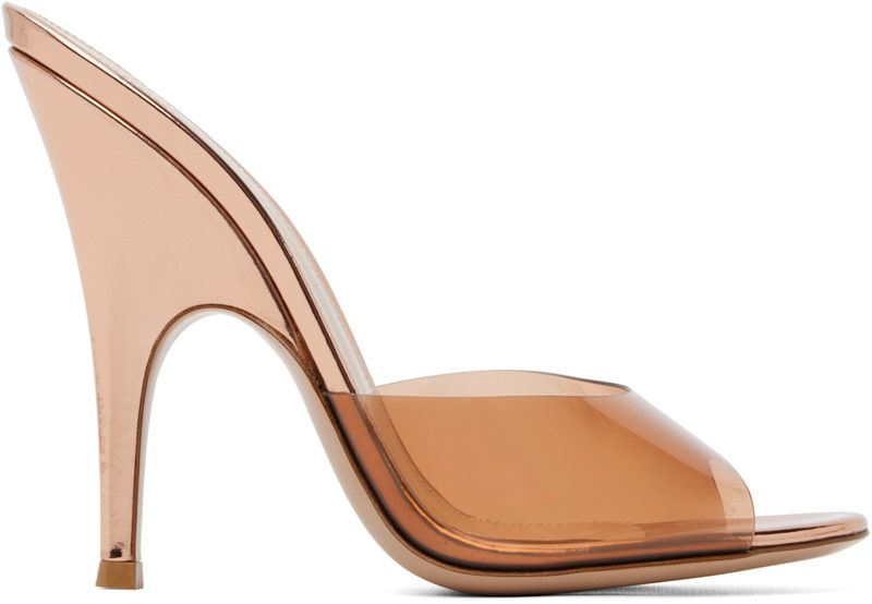 Pink Sofia Mule Heeled Sandals 262090F125014