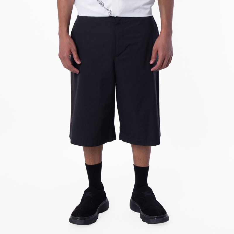 Cotton-Blend Tailored Shorts