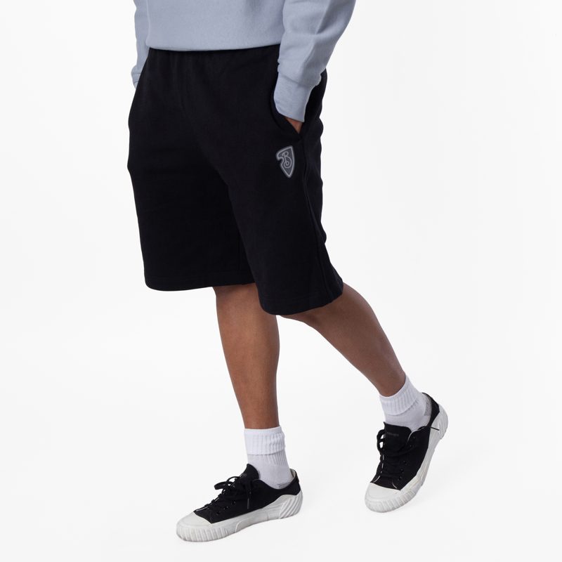 B Shield Logo Cotton Shorts