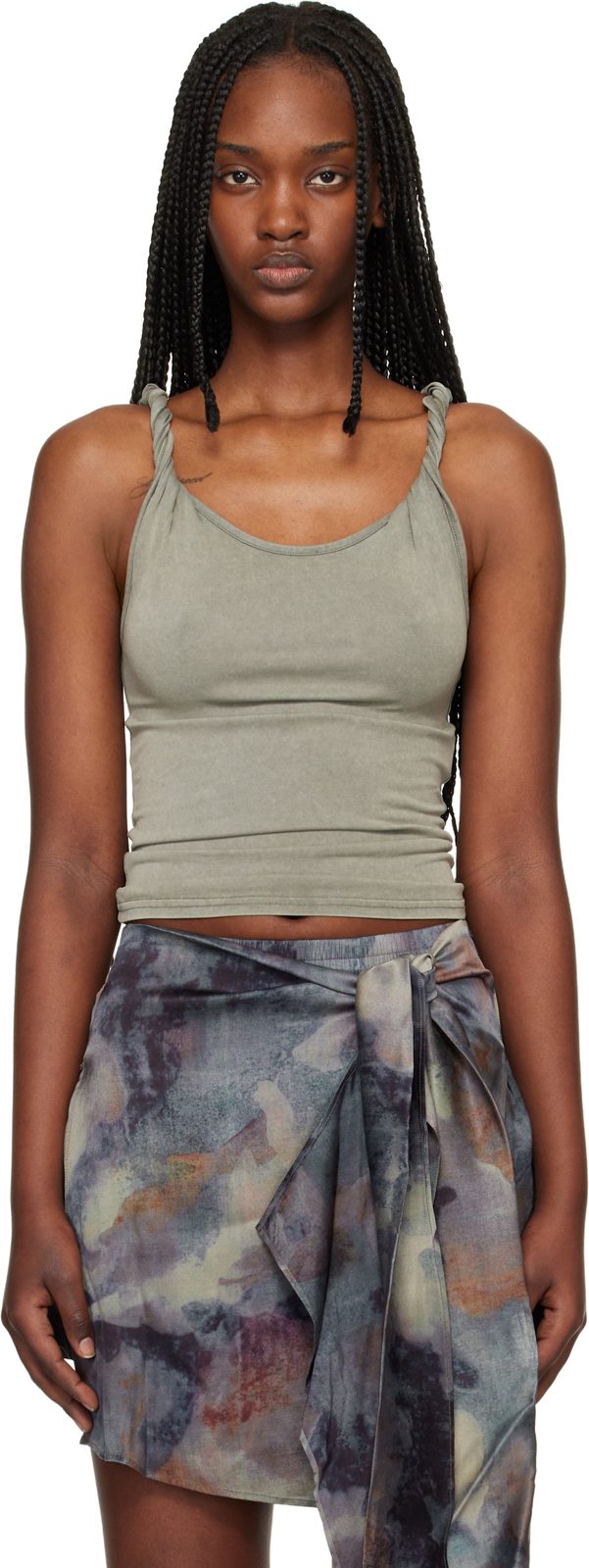 Green T-Twy-S1 Tank Top 261001F111000