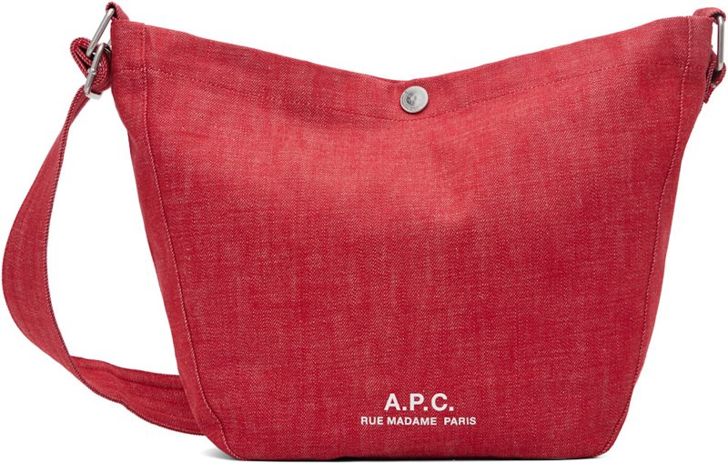 Red Journal Small Satchel 261252M170030