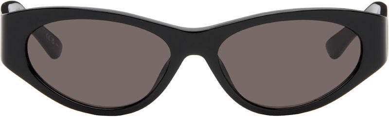 Black Tuesday Round Oval Sunglasses 261342F005022