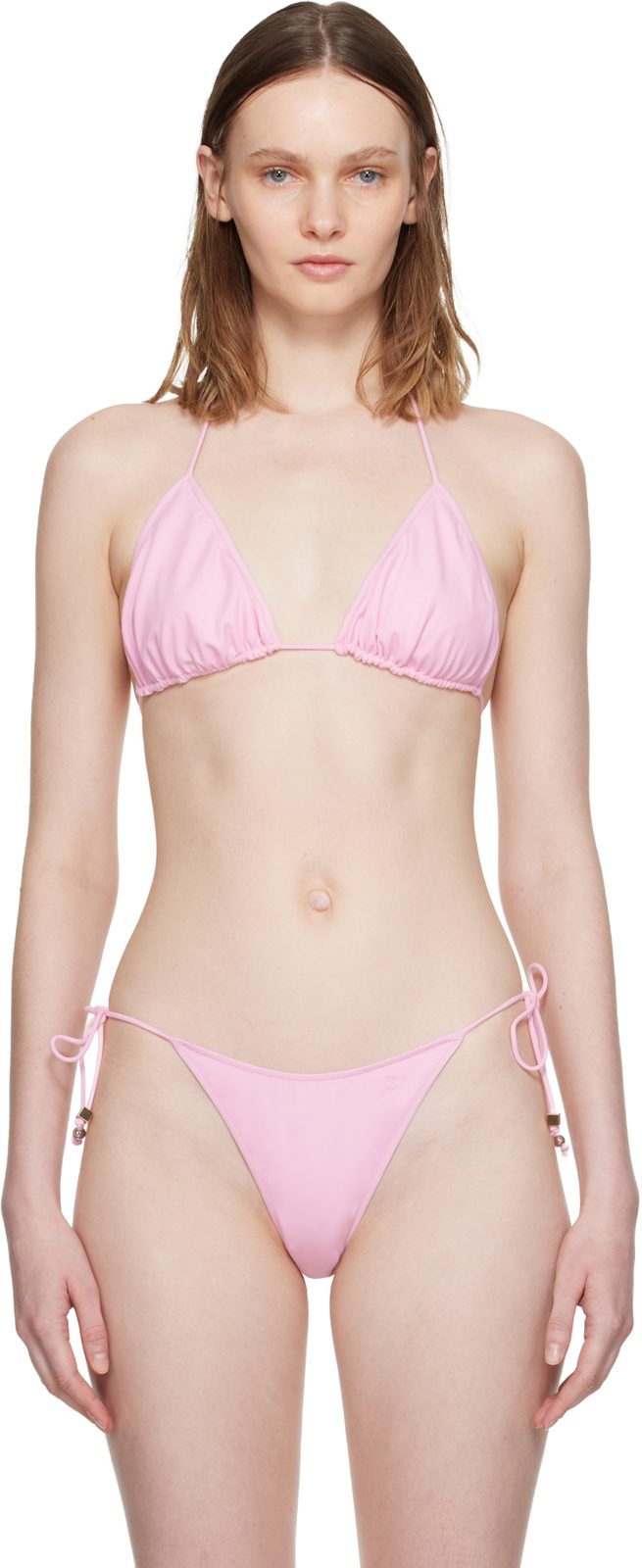 Pink The Triangle Bikini Top 262553F105002