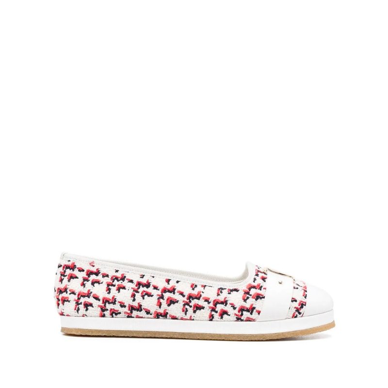 Womens White Ballerinas Flats