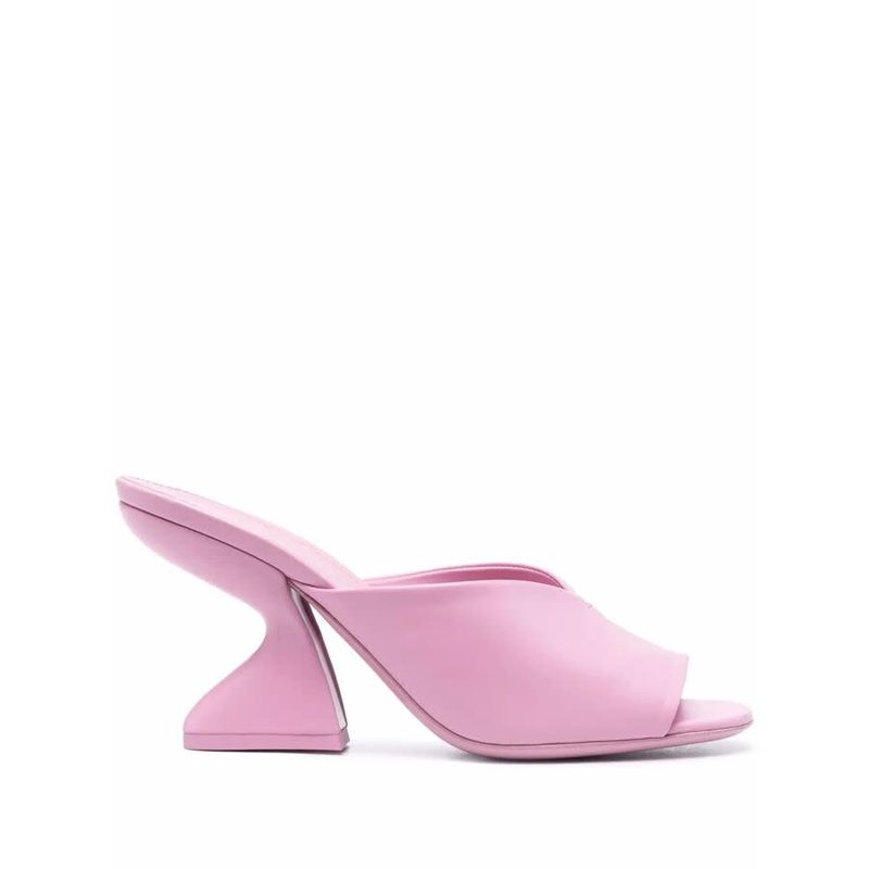 Womens Pink Slides Sandals