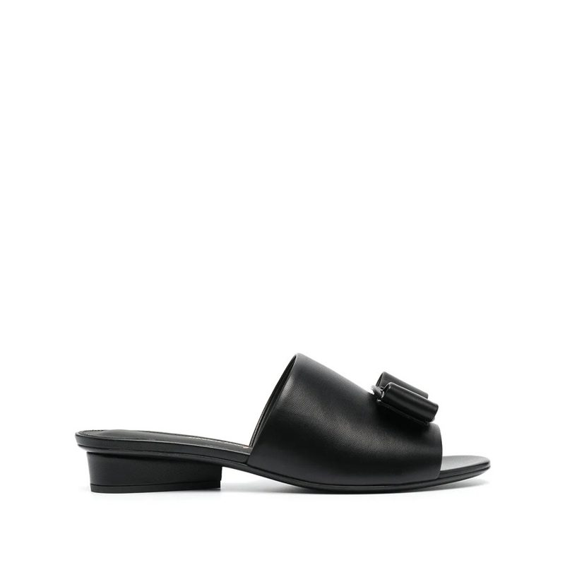 Womens Black Slides Sandals