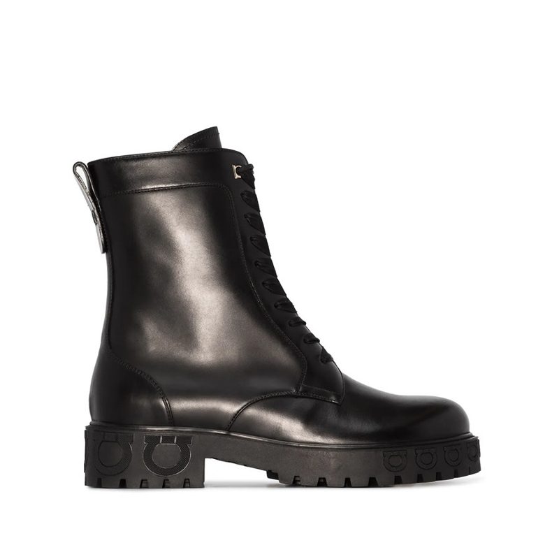 Womens Black Combat Boots