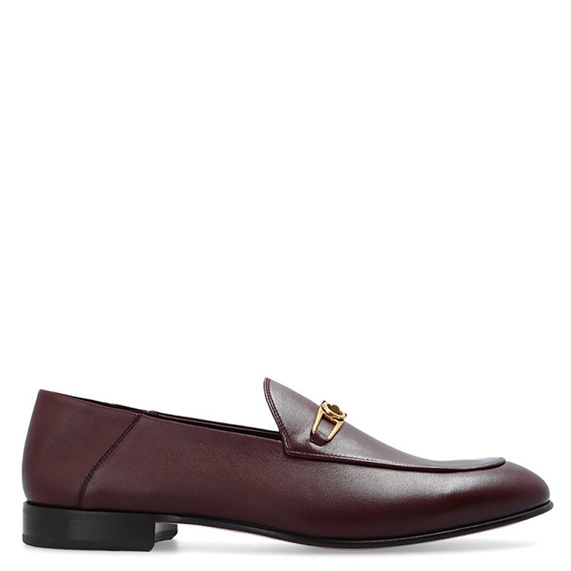 Melbourne Gancini Ornament Loafers In Nebbiolo