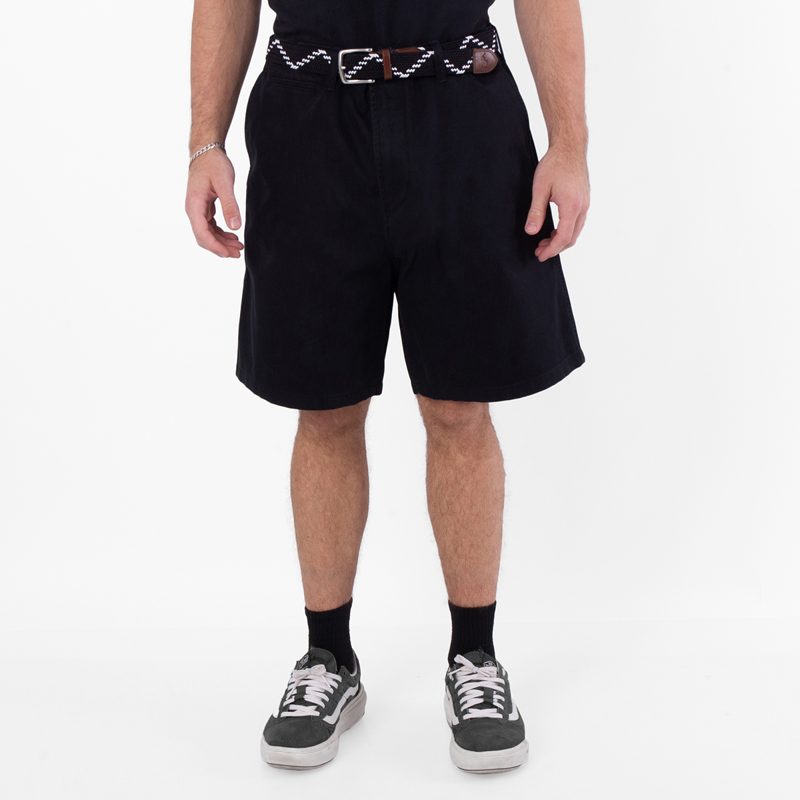 Twill Weave Bermuda Cotton Shorts