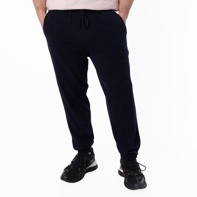 Logo Embroidered Cashmere Jogging Pants
