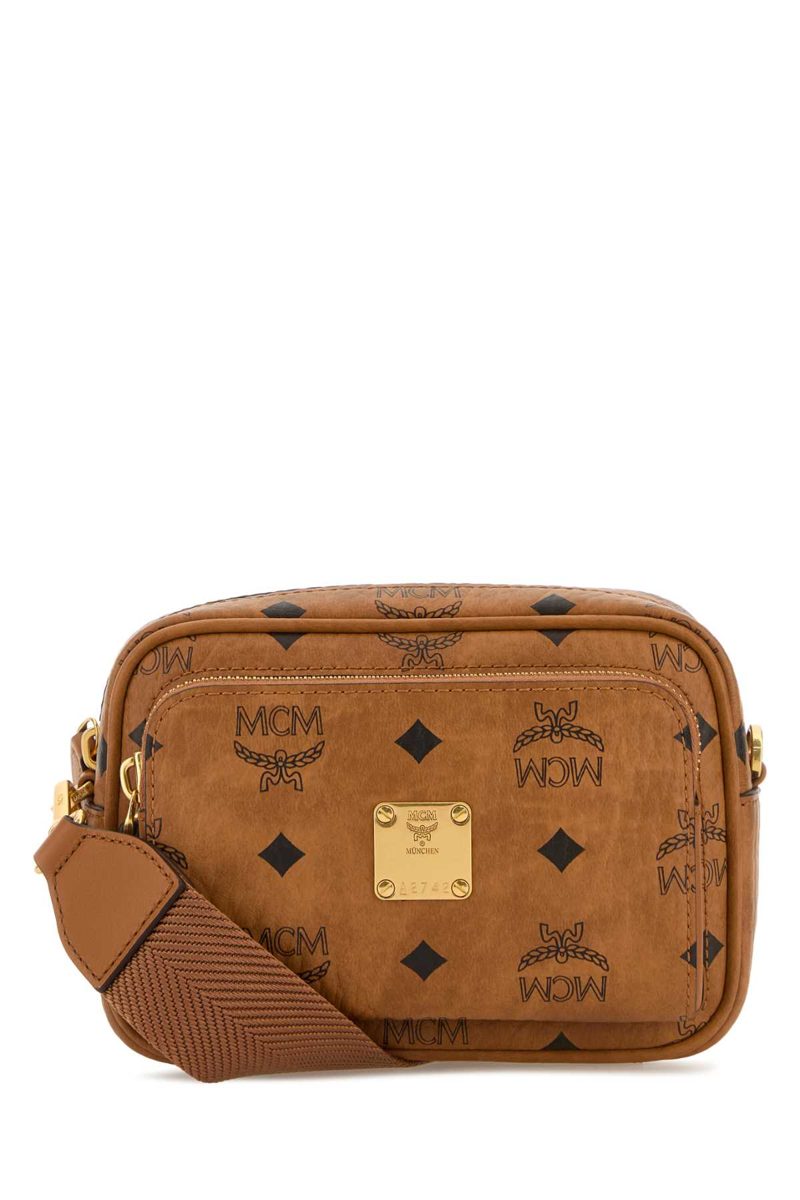 MCM Printed Canvas Aren Crossbody Bag_Cognac