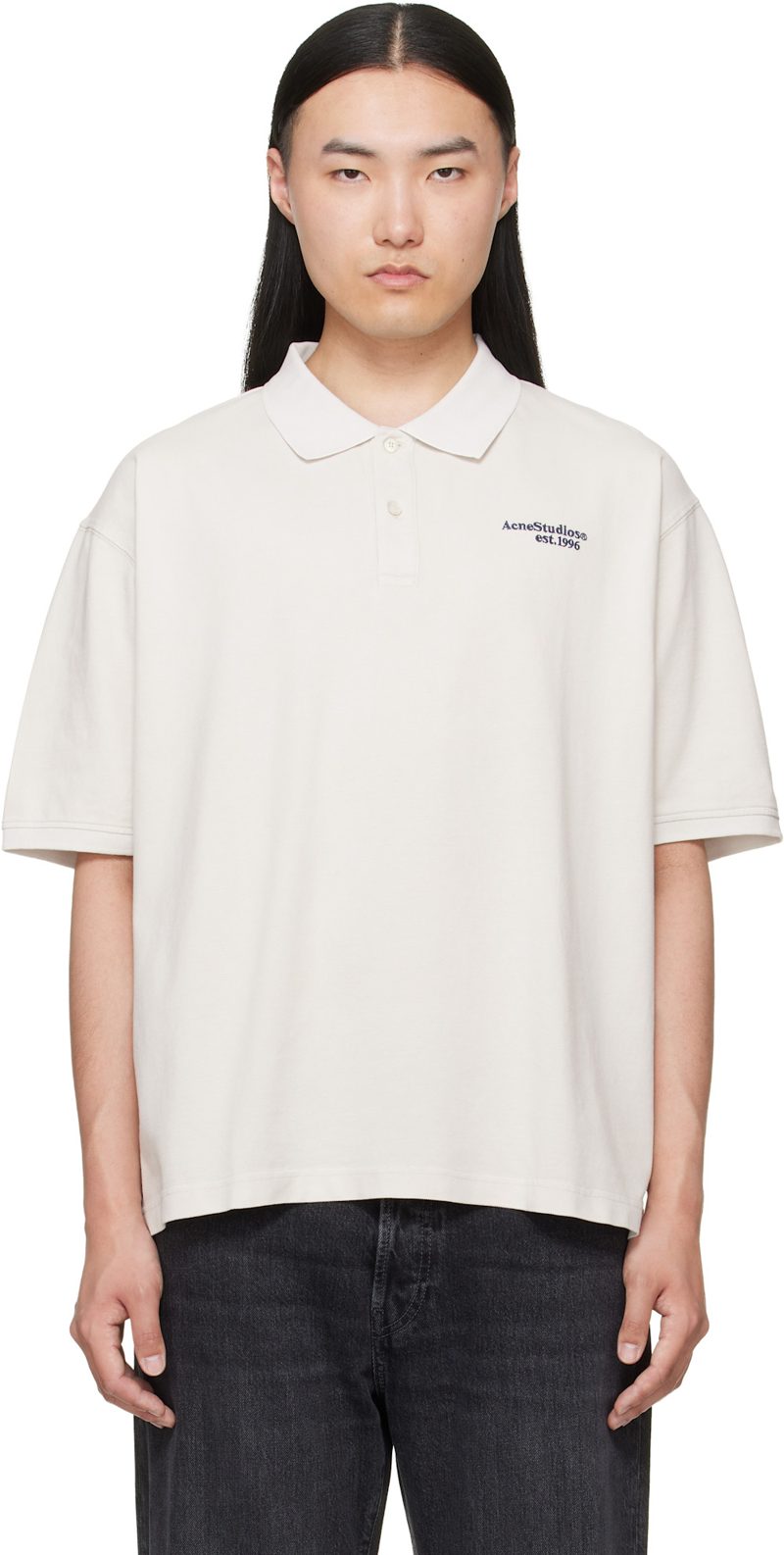 오프화이트 Washed Logo Polo 262129M212001