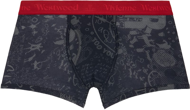 Black Let It Rock Boxer Briefs 261314M216010