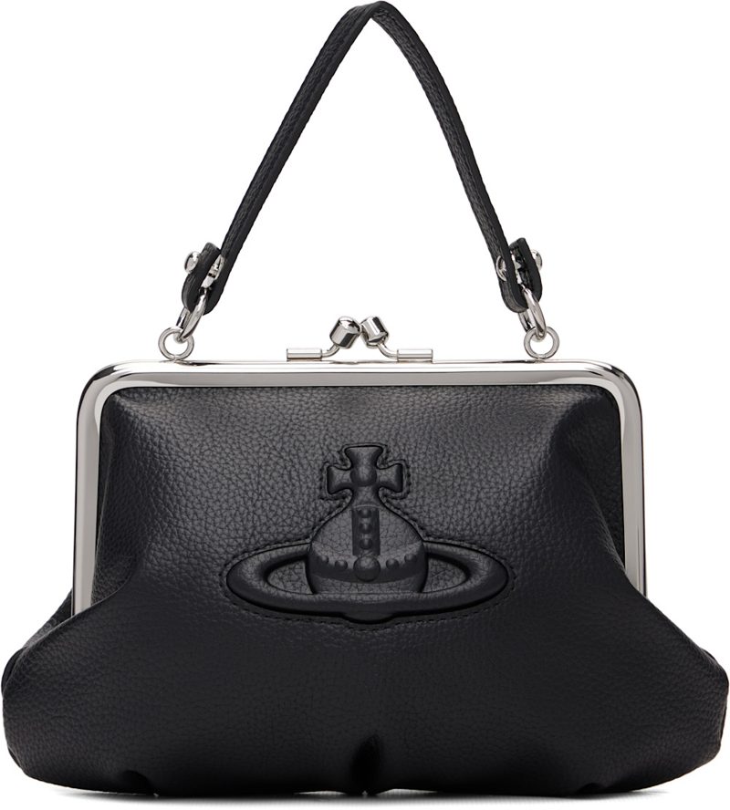 Black Granny Frame Bag 261314F046046
