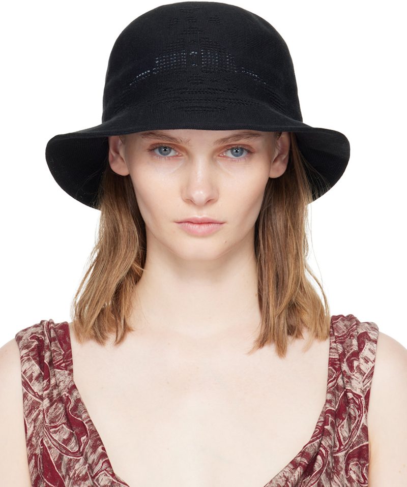 Black Thermo Bucket Hat 261314F015008