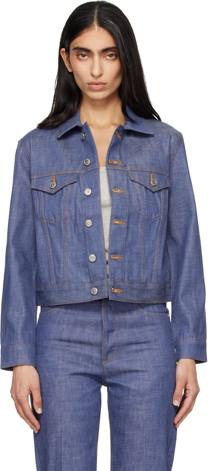 Blue Dion Denim Jacket 261252F060004