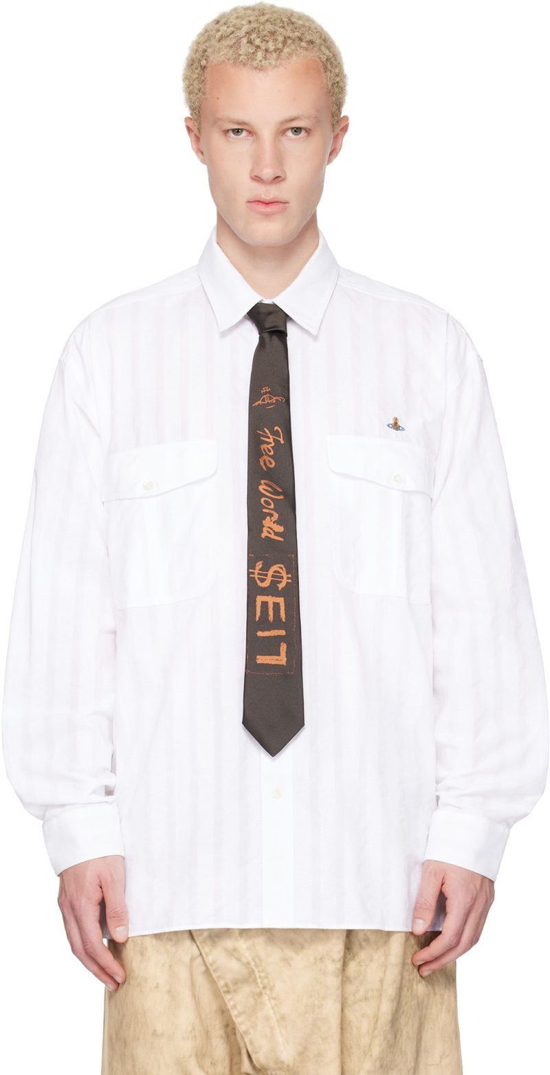 White Bernhard Shirt 261314M192021