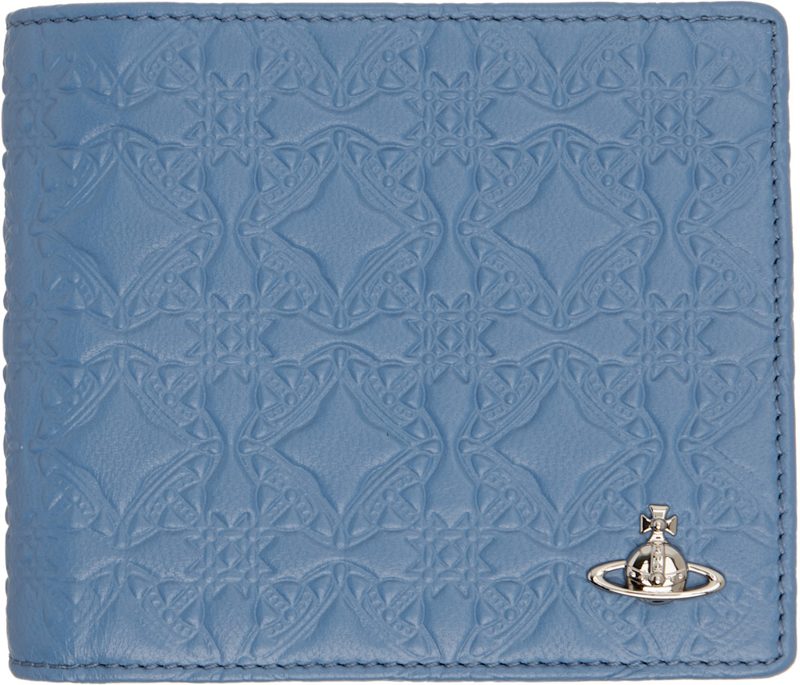 Blue Coin Pocket Man Wallet 261314M164032