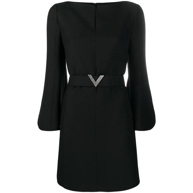 Garavani V Belt Dress_Black
