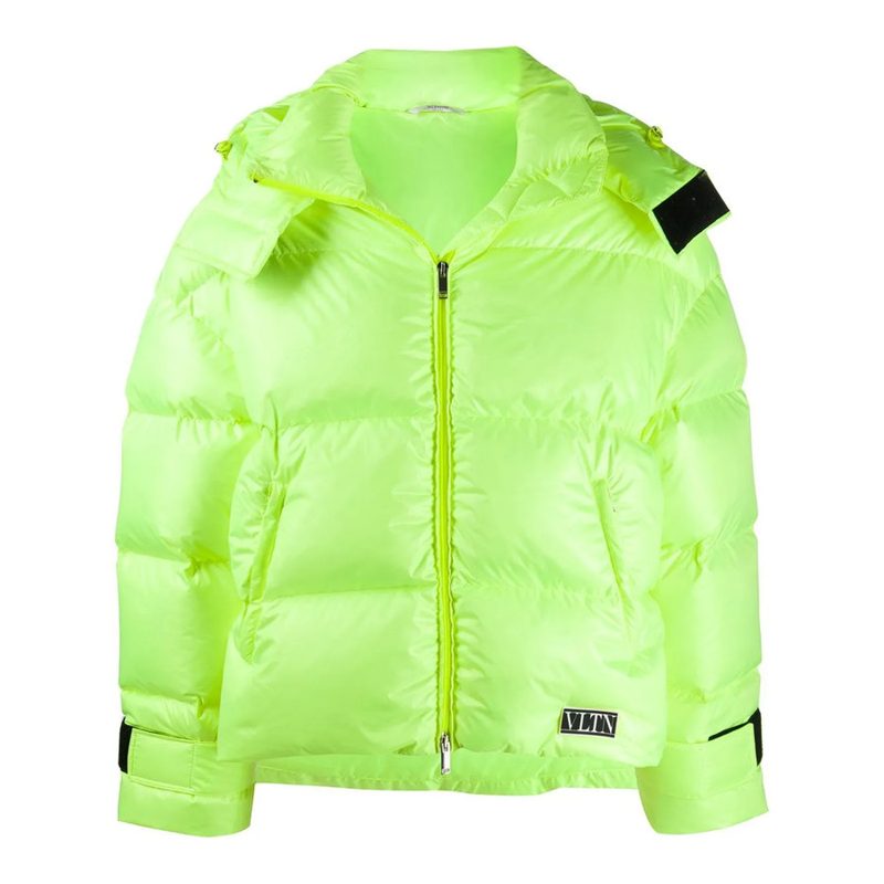 Garavani Garavani Padded Puffer Jacket_Yellow