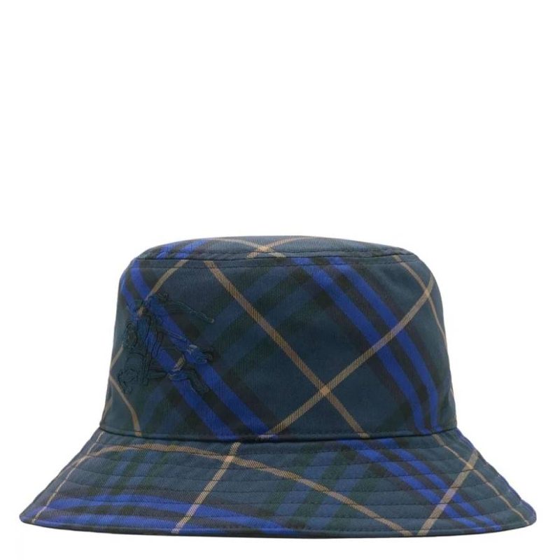 EKD Check Print Bucket Hat_Midnight Ip Check