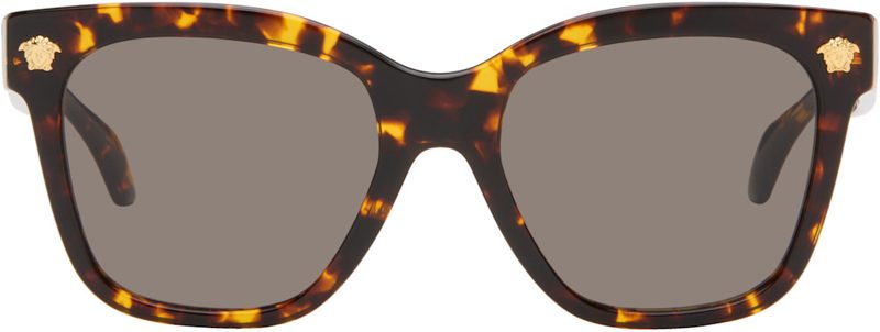 Brown Medusa Wide Sunglasses 262404F005012