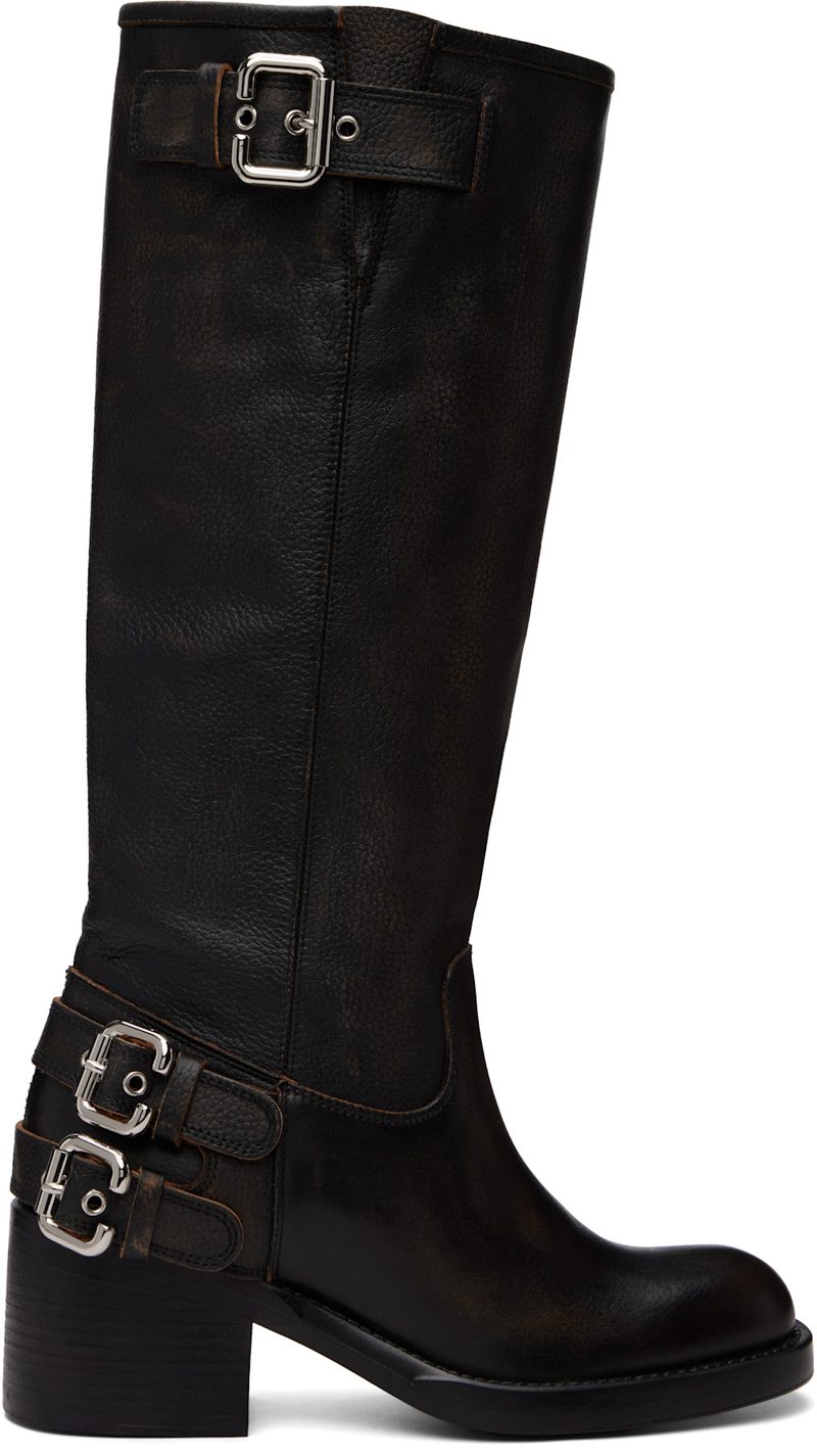 Chloe Black Dakota Tall Boots 262338F115000