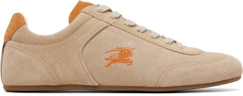 Beige Suede Knight Runner Sneakers? 262376M237001