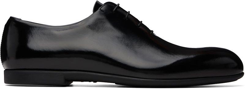 Black Lace-Up Oxfords 262249M225001