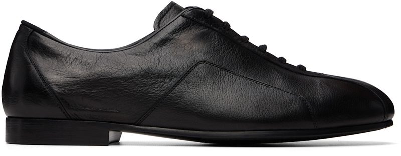 Black Hamburg Lace-Up Oxfords 262249M225008