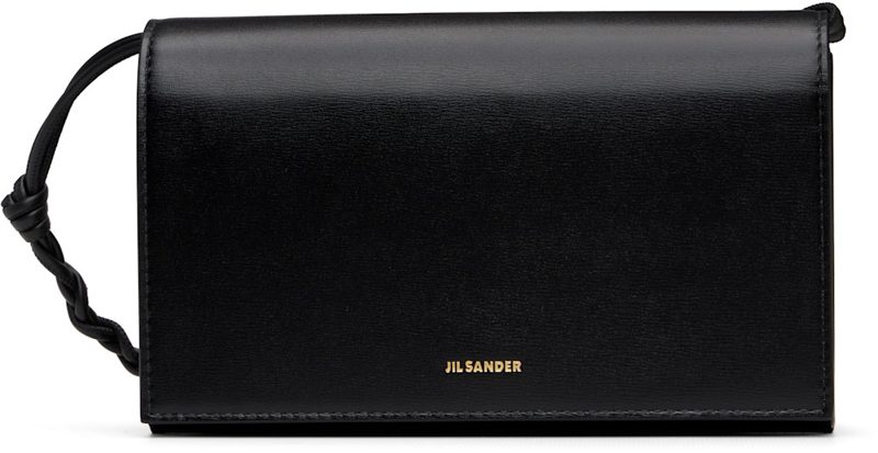 Black Strap Tangle Wallet Bag 262249F048016