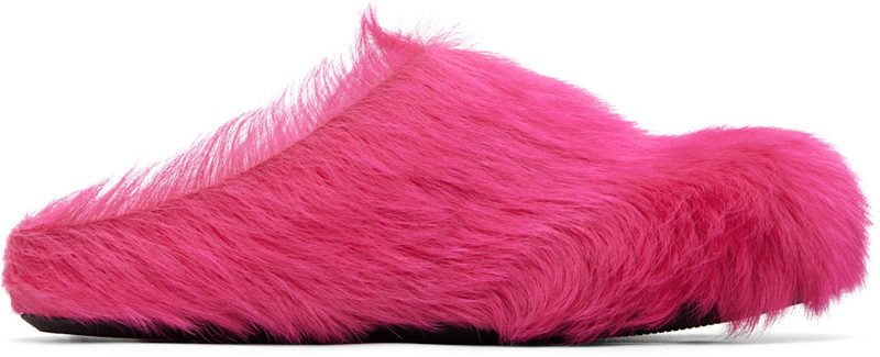Marni Pink Fussbett Sabot Slip-on Loafers 262379F121003