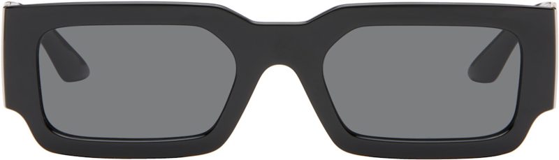 Black Greca Sunglasses 262404M134009