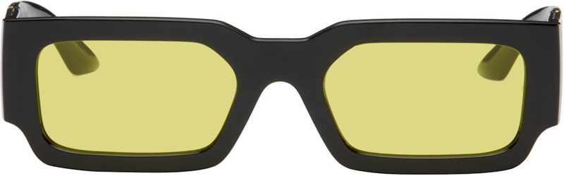Black Greca Maxi Sunglasses 262404M134010