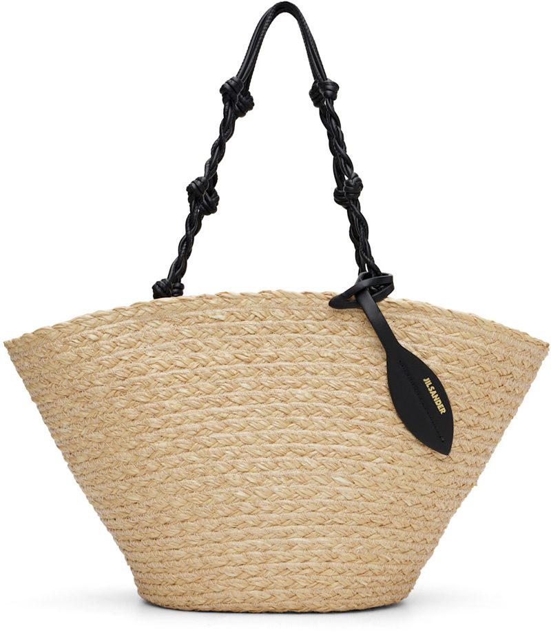 Beige Small Tangle Bucket Tote 262249F049002
