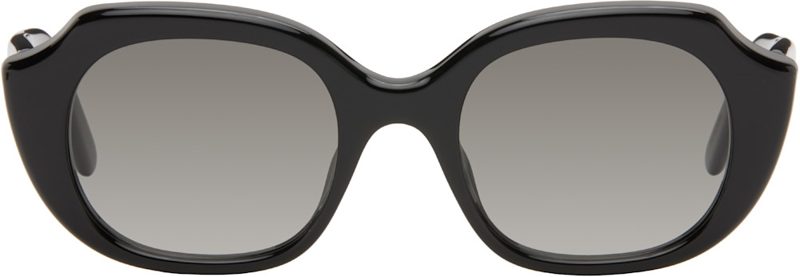 Black Slim Sunglasses 262677F005025