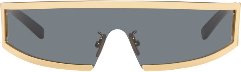 Gold Square Sunglasses 262278F005011