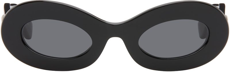 Black Nellcoete V Logo Sunglasses 262476F005024