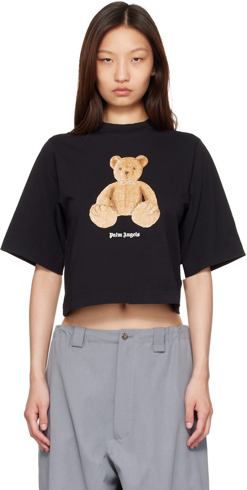 Black Bear Boxy T-shirt 261695F110011
