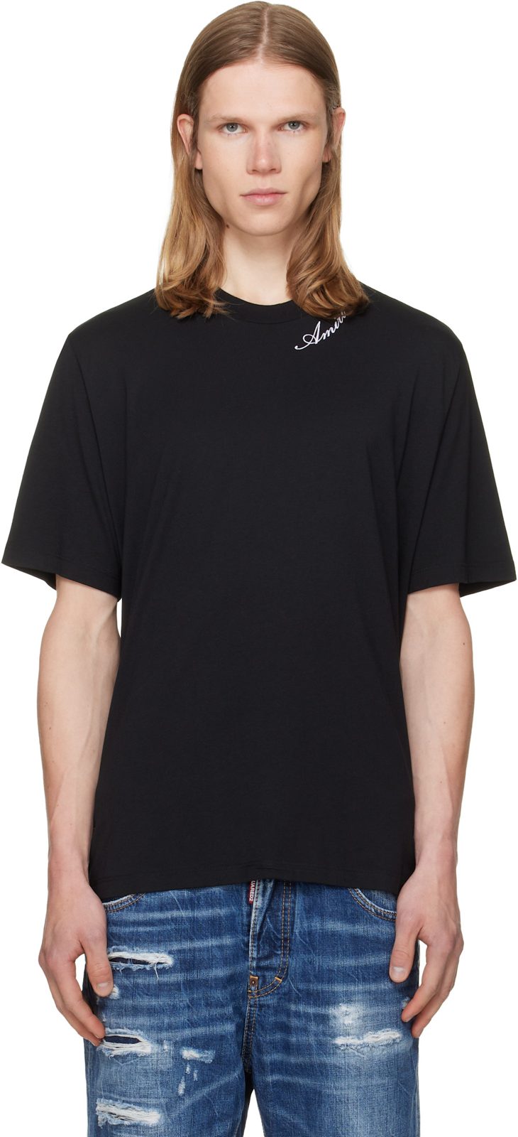Black Script JModal Reg T-shirt 262886M213013