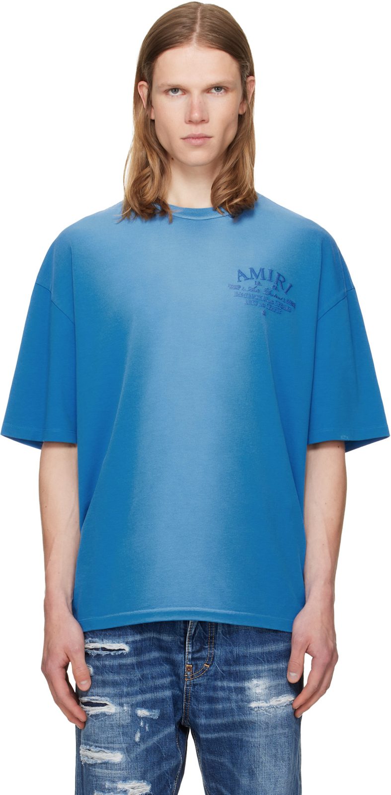 Blue Arts District HJ GD Skate T-shirt 262886M213032