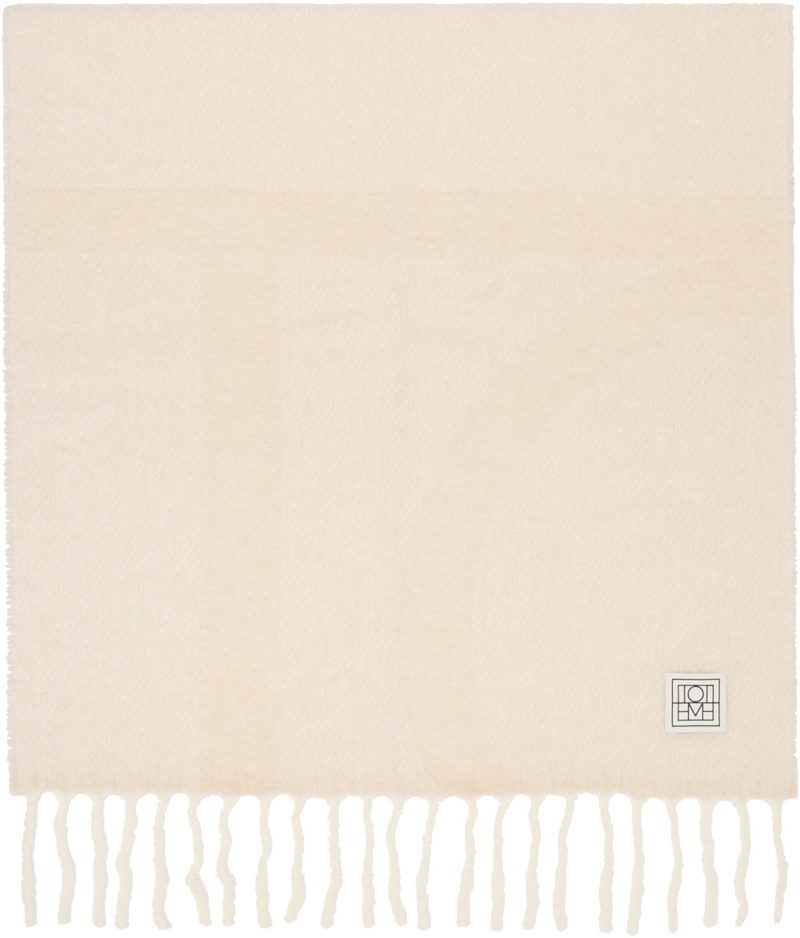 TOTEME [오프화이트] Monogram Jacquard Scarf 261771F028000