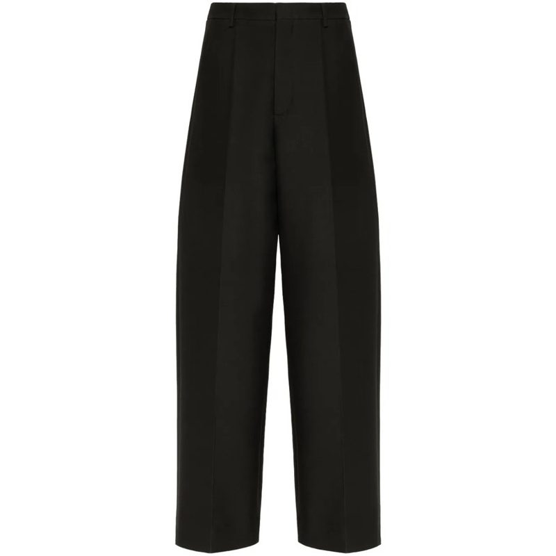 Garavani Garavani Crepe Couture Tailored Trousers_Black