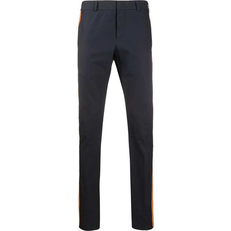 Garavani Contrast Panel Trousers_Blue