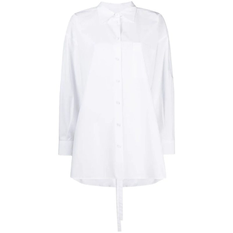 Garavani Cape-Style Buttoned Shirt_White